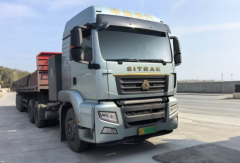 真实实测|汕德卡新能源牵引车：重塑 砂石料运输价值新标杆