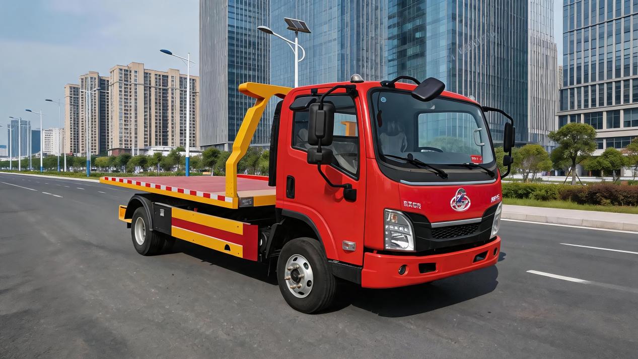 乘龙L2蓝牌清障车：小身板大马力，重载高效更安全