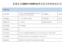 近1000辆！超8.8亿纯电客车招标大单来袭
