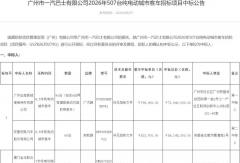 507辆纯电客车大单落定！被谁拿下