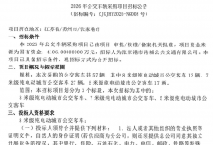 4106万元！公交公司计划采购新车57辆