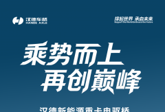 汉德重卡电驱桥三季度产销突破12420根！