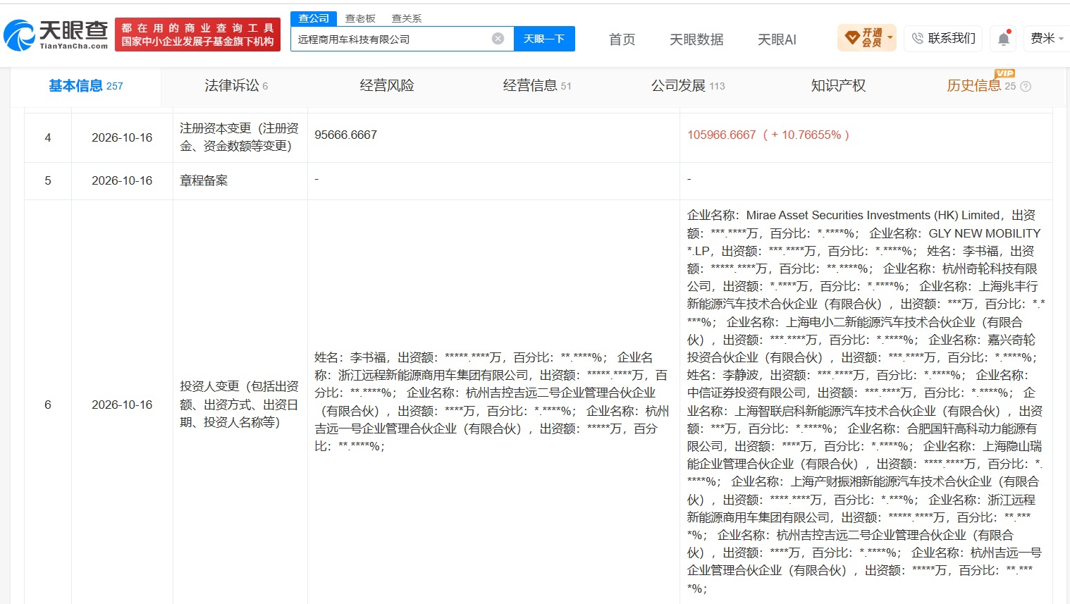 国轩高科、中信证券成股东！这家商用车公司发生重要变更