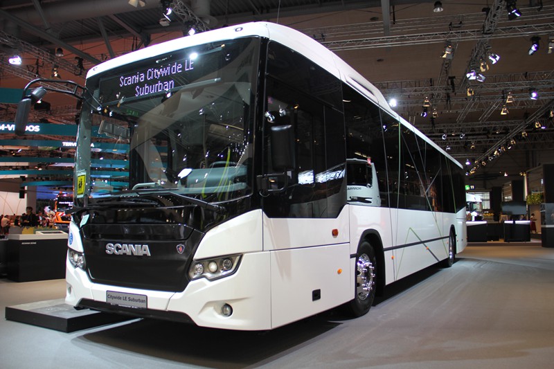 斯堪尼亚citywide le suburban插电式混合动力公交车