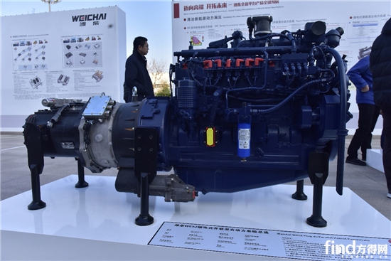 潍柴17款发动机实拍