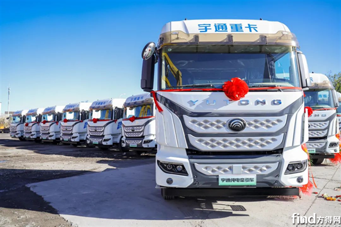 百城交付大单不断212辆宇通重卡交付天津