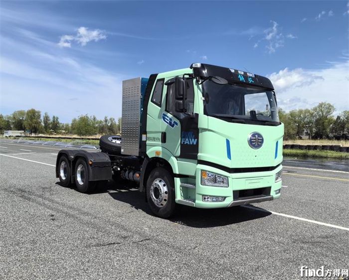 ca4250p66t1beva8一汽解放纯电动半挂牵引车